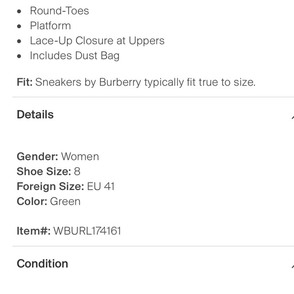 Burberry Plaid Sneaker - Picture 5 of 5